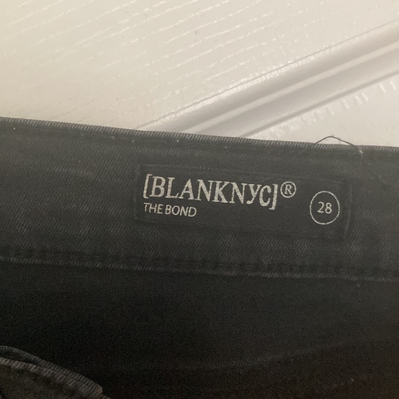 Blank NYC coated black jeans so 28 - Picture 2 of 3